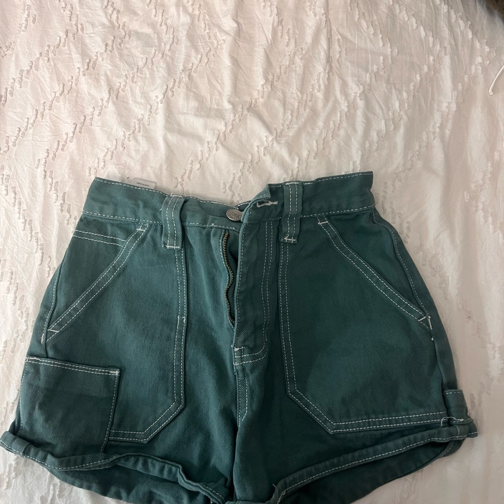 PacSun Teal High Waist Women's Shorts